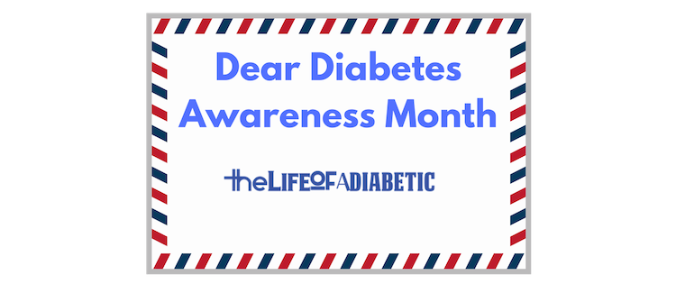 dear diabetes awareness month