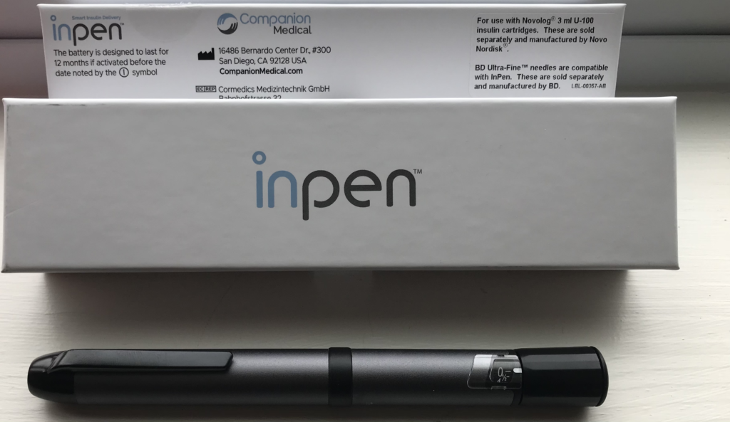 companion medical inpen - pen and box