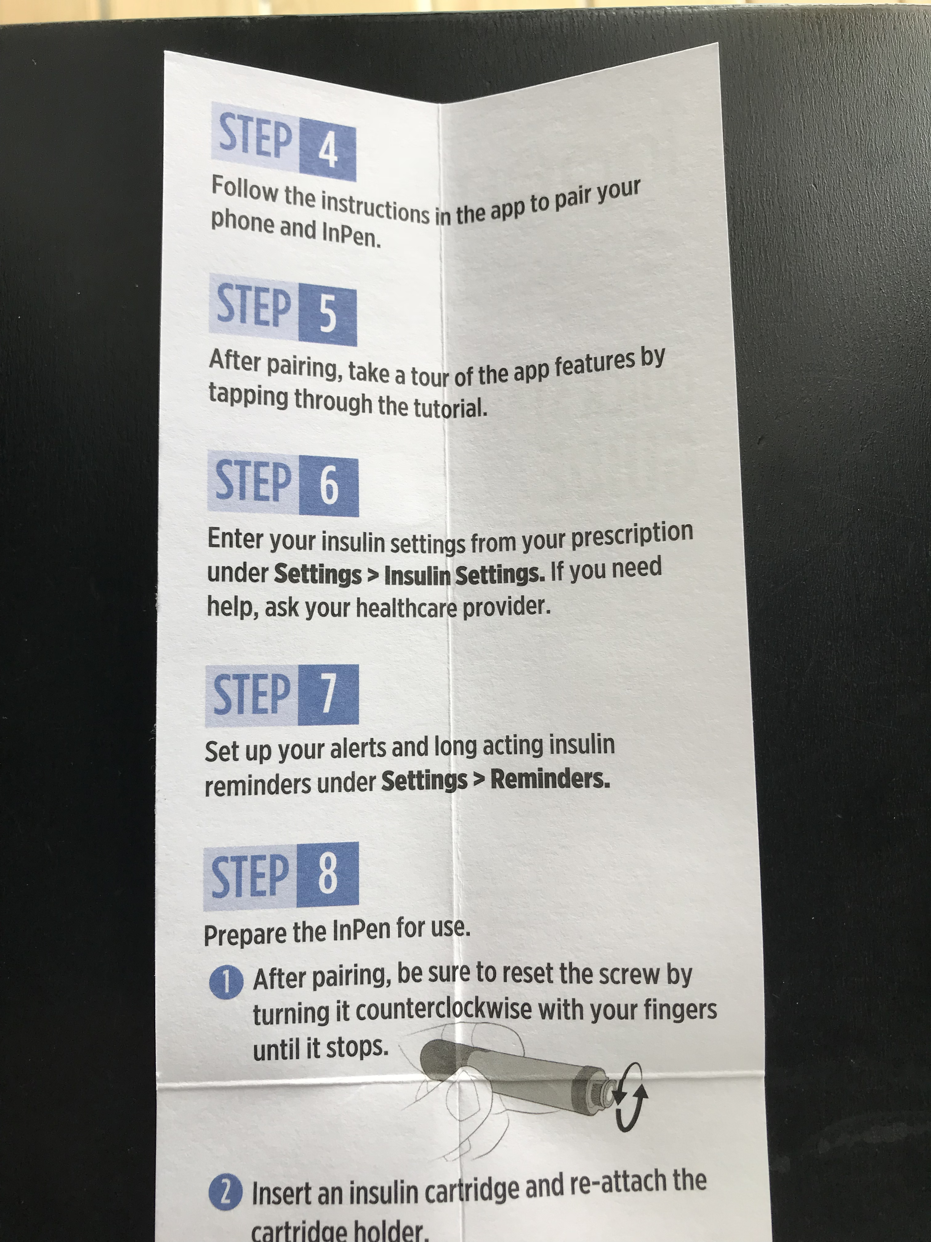 companion medical inpen - steps 4-8